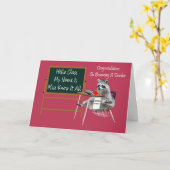 Gefeliciteerd met je Wenskaart als leerkracht Kaart (Gele Bloem)