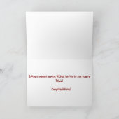 Gefeliciteerd met je wenskaart kaart (Binnen)