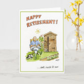 Gefeliciteerd met je wenskaart voor pensionering kaart (Gele Bloem)