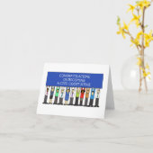 Gefeliciteerd met je werk als rechter bij een civi kaart (Gele Bloem)