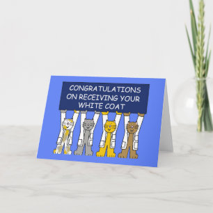 Gefeliciteerd met je witte jas kaart