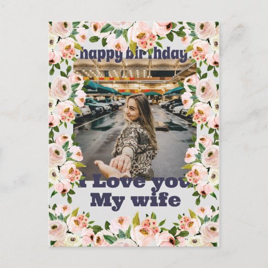 Gefeliciteerd met je zoon, je man, holid briefkaart (Voorkant)