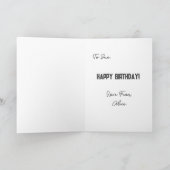 Gefeliciteerd met je zoon zijn.... grappige kaart (Binnen)
