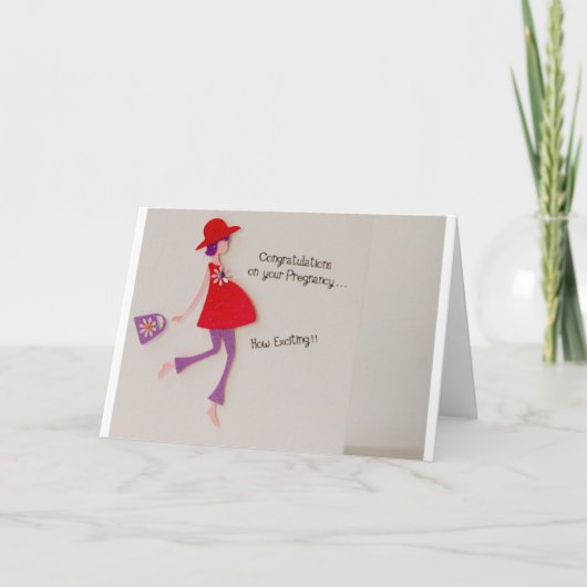 Gefeliciteerd met je zwangerschap! kaart (Voorkant)