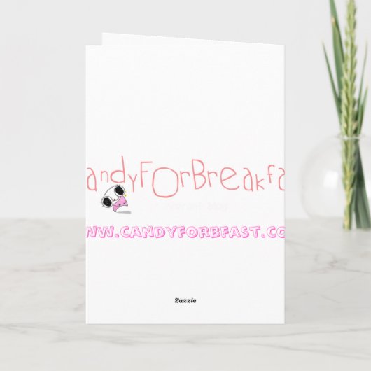 Gefeliciteerd met je zwangerschap! kaart (Achterkant)