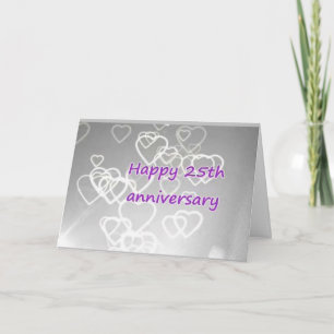 "GEFELICITEERD MET JULLIE ***25STE*** TROUWdag" KA Kaart
