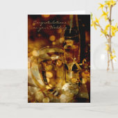 Gefeliciteerd met jullie bruiloft kaart (Gele Bloem)