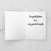 "GEFELICITEERD MET JULLIE BRUILOFT" KAART (Binnen)