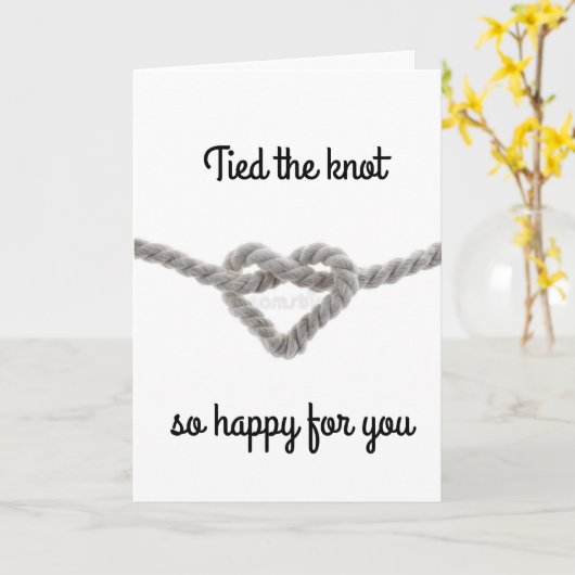 "GEFELICITEERD MET JULLIE BRUILOFT" KAART (Gele Bloem)