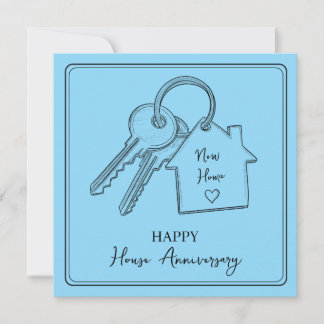 Gefeliciteerd met jullie Housiversary | Huisjubile Kaart