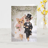 Gefeliciteerd met jullie huwelijk kaart (Gele Bloem)