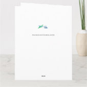 Gefeliciteerd met jullie huwelijk. Reuzen Hibiscus Kaart (Achterkant)