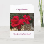 Gefeliciteerd met jullie Jubileum! Kaart (Voorkant)