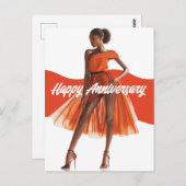 Gefeliciteerd met jullie jubileum, schoonheid. Mel Briefkaart (Voorkant / Achterkant)