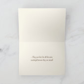 Gefeliciteerd met jullie kerstbruiloft feestdagen kaart (Binnen)