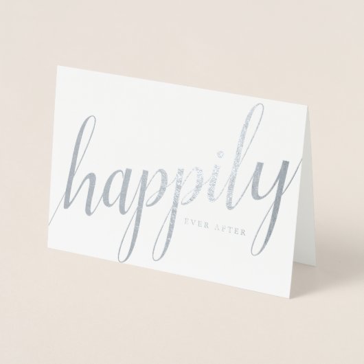 Gefeliciteerd met jullie trouwdag folie kaarten (Voorkant)