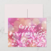 Gefeliciteerd met jullie trouwdag ! Glamoureuze Ro Briefkaart (Voorkant / Achterkant)