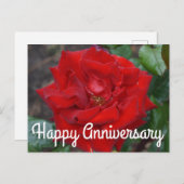 Gefeliciteerd met jullie trouwdag karmozijnrood bo briefkaart (Voorkant / Achterkant)