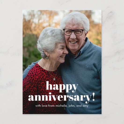 Gefeliciteerd met jullie trouwdag voor ouders met briefkaart (Voorkant)