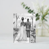 Gefeliciteerd met jullie trouwen briefkaart (Staand voorkant)