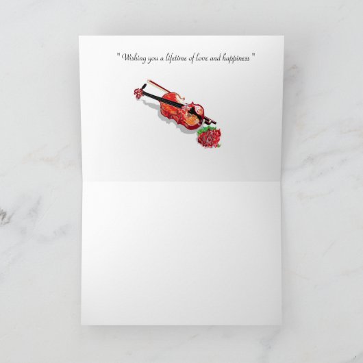 Gefeliciteerd met jullie trouwen kaart (Binnen)