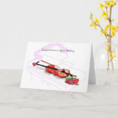 Gefeliciteerd met jullie trouwen kaart (Gele Bloem)