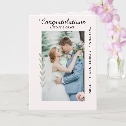 Gefeliciteerd met jullie trouwen – kaarten (Orchidee)