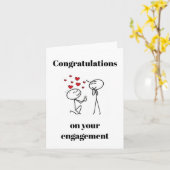 Gefeliciteerd met jullie verloving (homoseksueel) kaart (Gele Bloem)