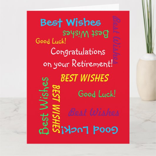 Gefeliciteerd met JUMBO-pensionering van ons allem Kaart (Voorkant)