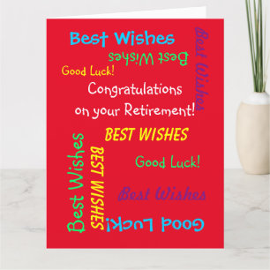 Gefeliciteerd met JUMBO-pensionering van ons allem Kaart