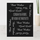 Gefeliciteerd met JUMBO-pensionering van ons allem Kaart (Voorkant)