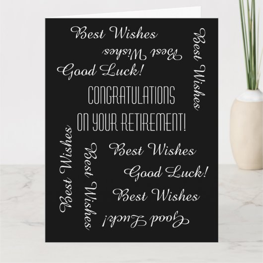 Gefeliciteerd met JUMBO-pensionering van ons allem Kaart (Voorkant)