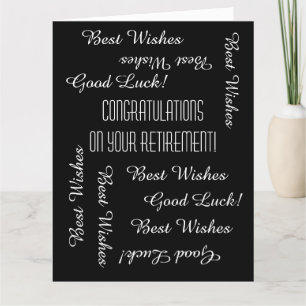 Gefeliciteerd met JUMBO-pensionering van ons allem Kaart