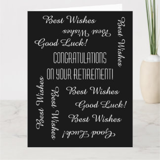 Gefeliciteerd met JUMBO-pensionering van ons allem Kaart