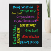 Gefeliciteerd met JUMBO-pensionering van ons allem Kaart (Voorkant)