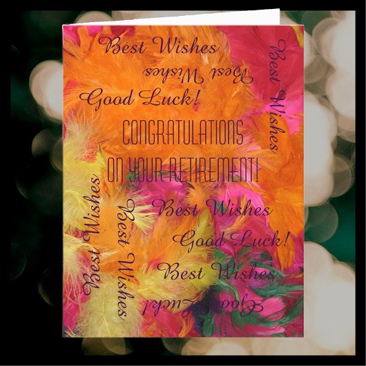 Gefeliciteerd met JUMBO-pensionering van ons allem Kaart