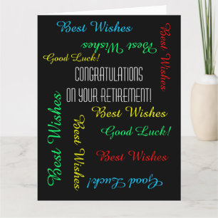 Gefeliciteerd met JUMBO-pensionering van ons allem Kaart