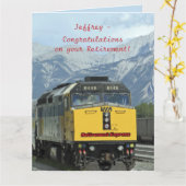 Gefeliciteerd met JUMBO-pensionering van ons allem Kaart (Gele Bloem)