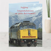 Gefeliciteerd met JUMBO-pensionering van ons allem Kaart (Voorkant)