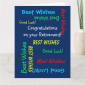 Gefeliciteerd met JUMBO-pensionering van ons allem Kaart (Voorkant)