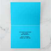 Gefeliciteerd met JUMBO-pensionering van ons allem Kaart (Binnen)