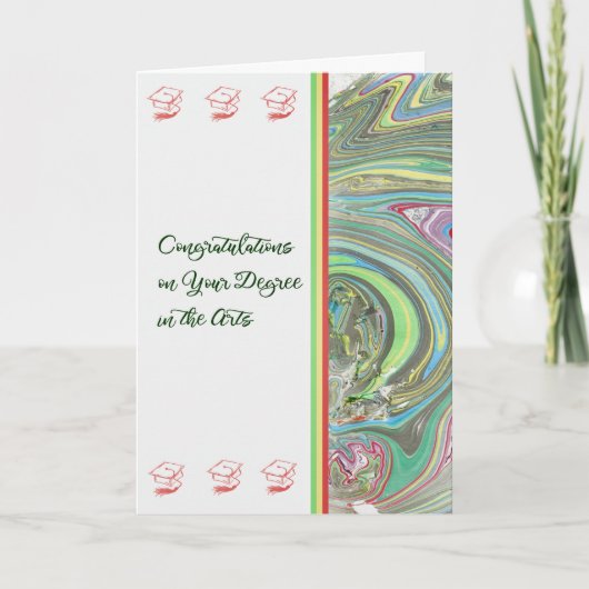 Gefeliciteerd met Kaart Grain in de Kunst (Voorkant)