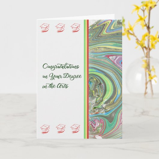 Gefeliciteerd met Kaart Grain in de Kunst (Gele Bloem)