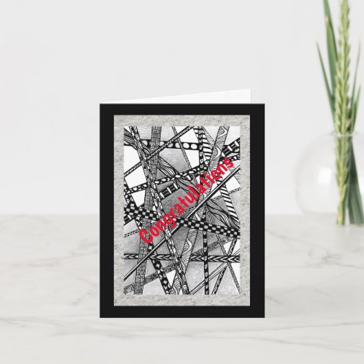 Gefeliciteerd met Kaart Paden voor succes (Voorkant)