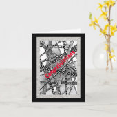 Gefeliciteerd met Kaart Paden voor succes (Gele Bloem)