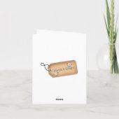 Gefeliciteerd met kerstmis kaart (Achterkant)