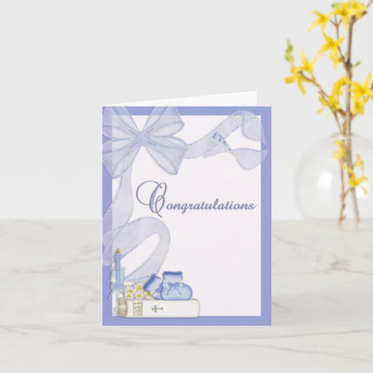 Gefeliciteerd met kerstmis kaart (Gele Bloem)