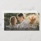 Gefeliciteerd met Kerstmis Mijnheer en Mevrouw Fot Feestdagenkaart (Voorkant)