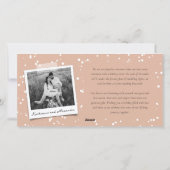 Gefeliciteerd met Kerstmis Mijnheer en Mevrouw Fot Feestdagenkaart (Achterkant)