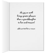 Gefeliciteerd met kleindochter, grootouders, (Binnen (Rechts))